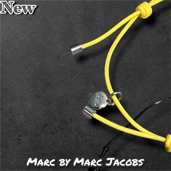 New NWT MARC BY MARC JACOBS Friendship Bracelet - Yellow Bolt - Picture 4 of 5
